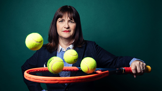 PAULINE EYRE: ANYONE FOR TENNIS